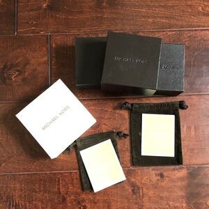 Michael Kors jewelry pouches and boxes